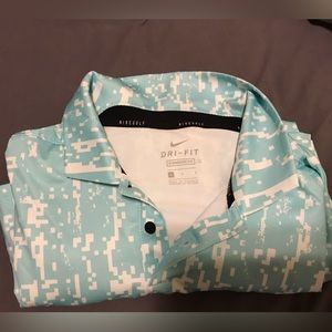 Nike Golf Patterned Dri fit Collared Polo